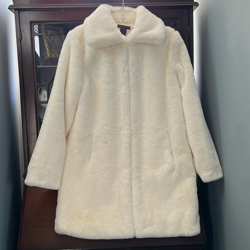 Faux fur coat